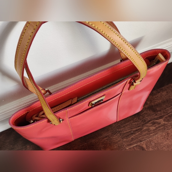 Dooney & Bourke Patent Leather Lexington Tote Bag - Picture 12 of 16